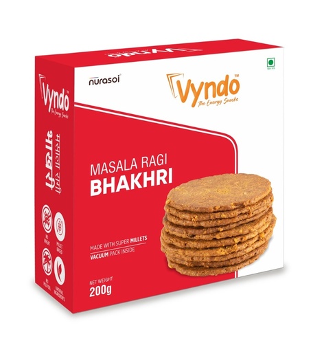 Masala Ragi Bhakhri 200 gms (Export)