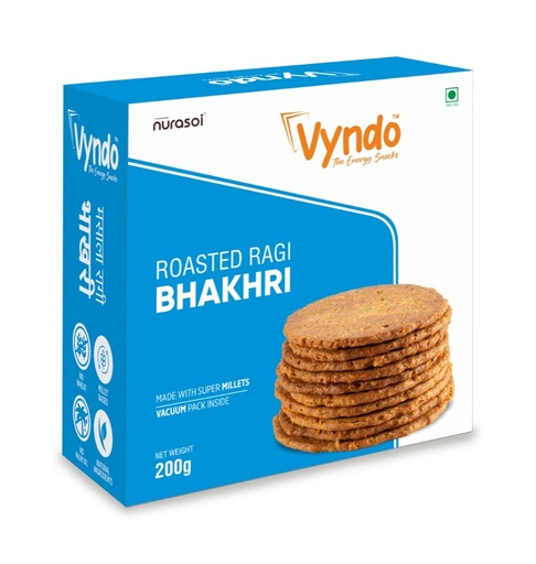 Roasted Ragi Bhakhri 200 gms (Export)